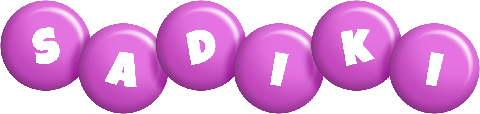 Sadiki candy-purple logo