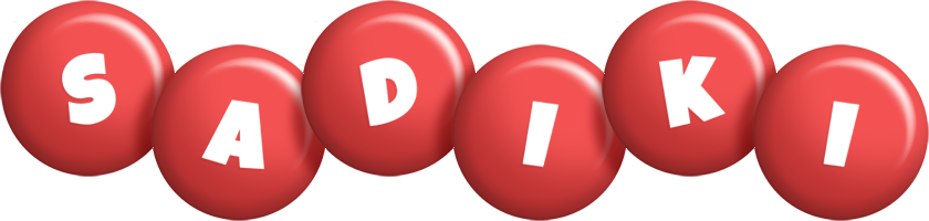 Sadiki candy-red logo