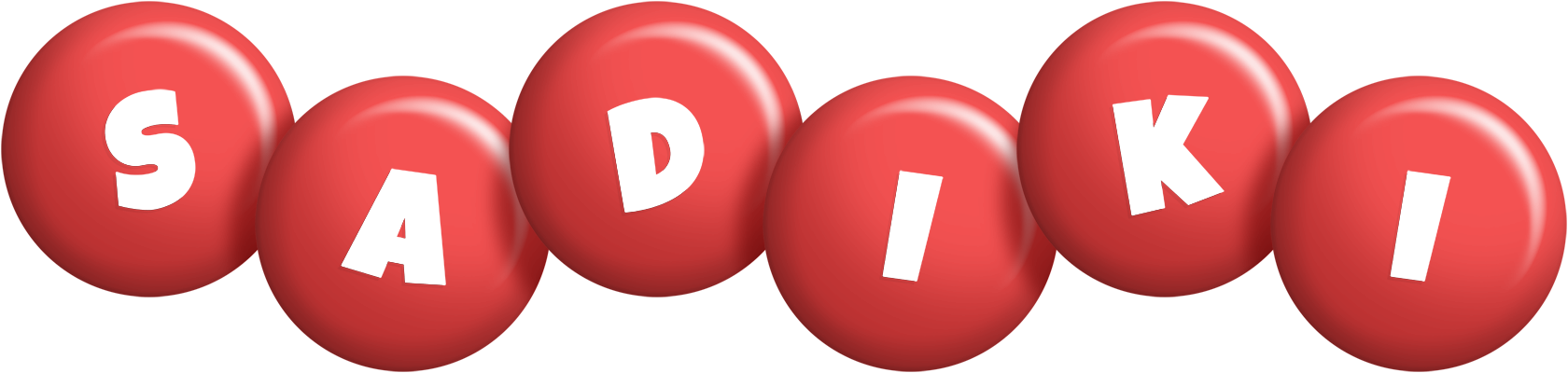 Sadiki candy-red logo