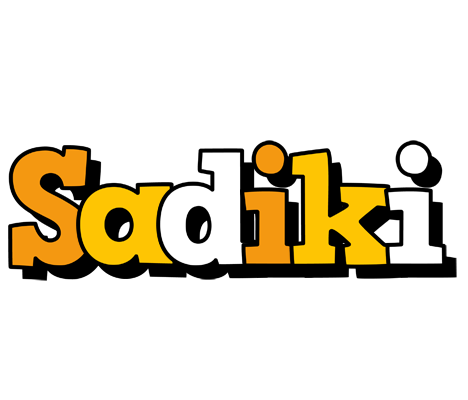 Sadiki cartoon logo