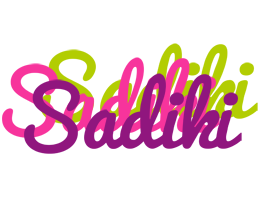 Sadiki flowers logo