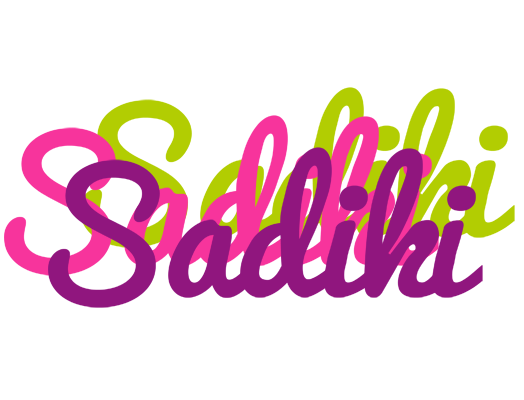 Sadiki flowers logo
