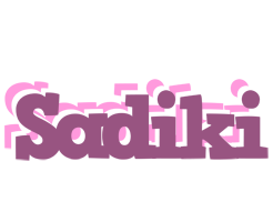 Sadiki relaxing logo