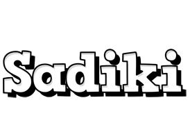 Sadiki snowing logo
