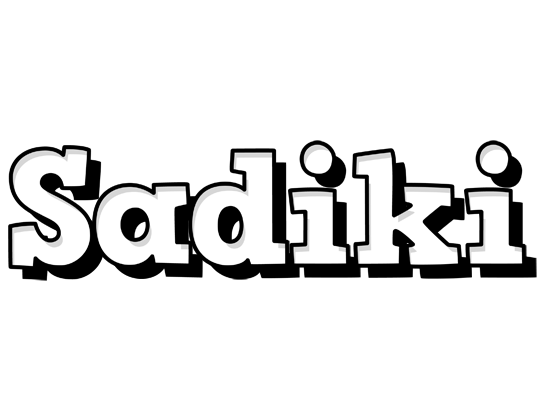 Sadiki snowing logo