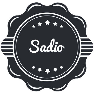 Sadio badge logo