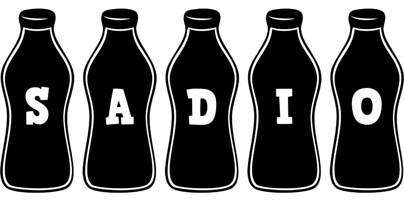 Sadio bottle logo