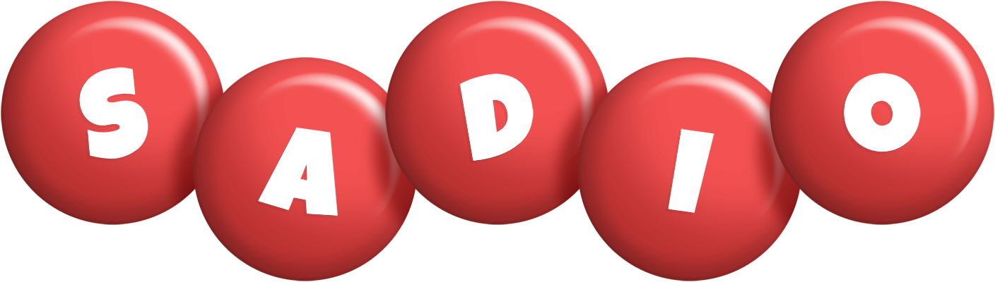 Sadio candy-red logo