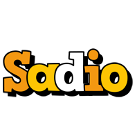 Sadio cartoon logo