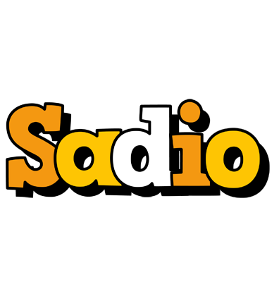 Sadio cartoon logo