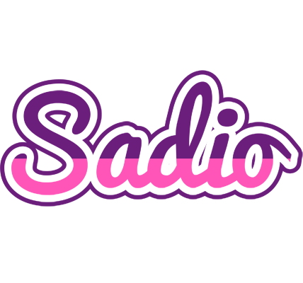 Sadio cheerful logo