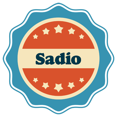 Sadio labels logo