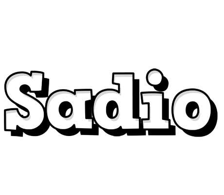 Sadio snowing logo