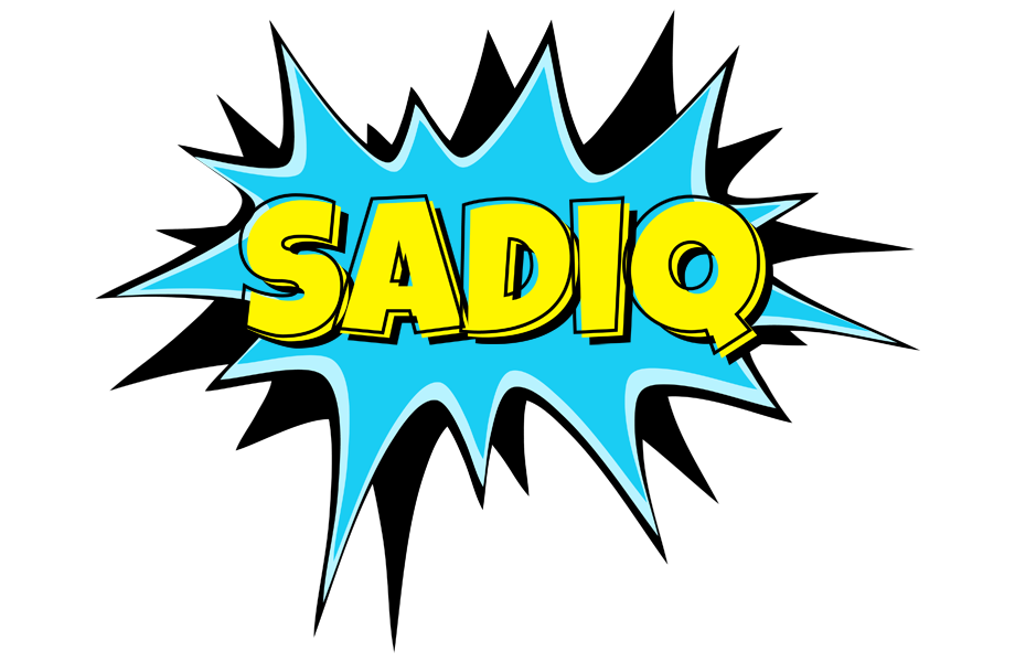 Sadiq amazing logo