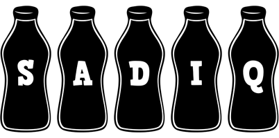 Sadiq bottle logo