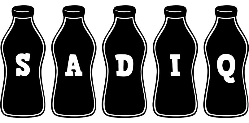 Sadiq bottle logo