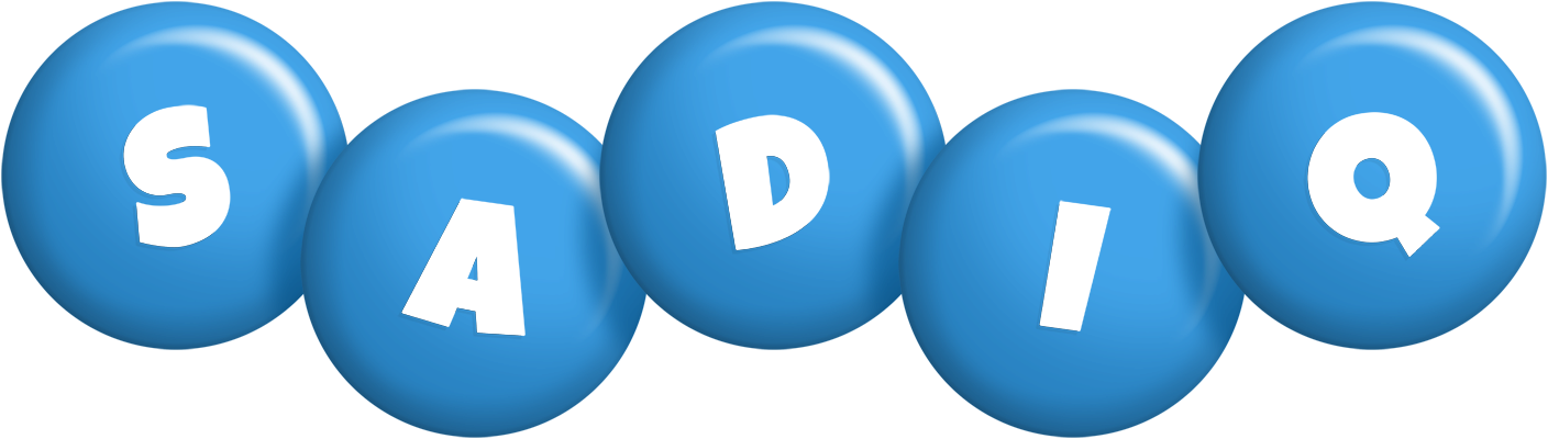 Sadiq candy-blue logo