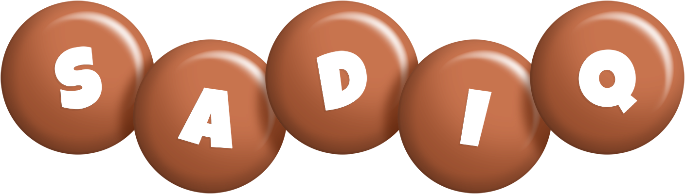 Sadiq candy-brown logo