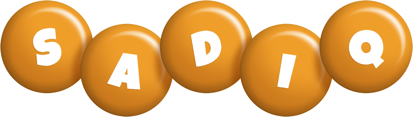 Sadiq candy-orange logo
