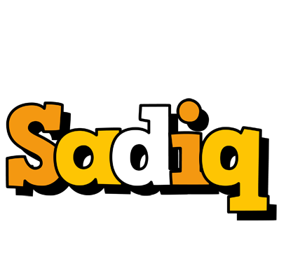Sadiq cartoon logo