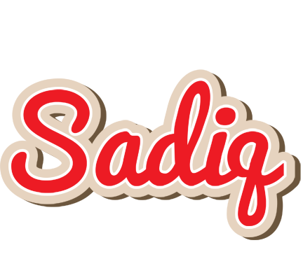 Sadiq chocolate logo