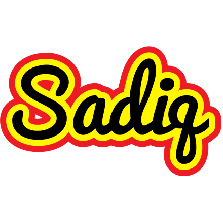 Sadiq flaming logo