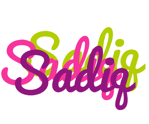 Sadiq flowers logo