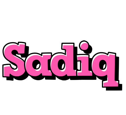 Sadiq girlish logo