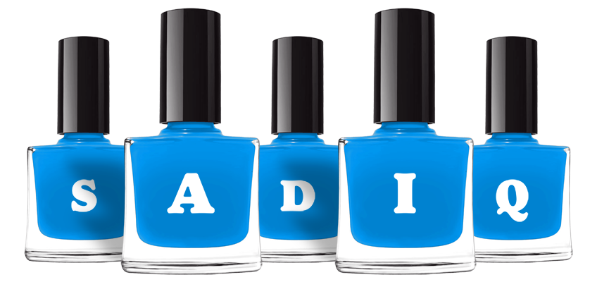 Sadiq glossy logo