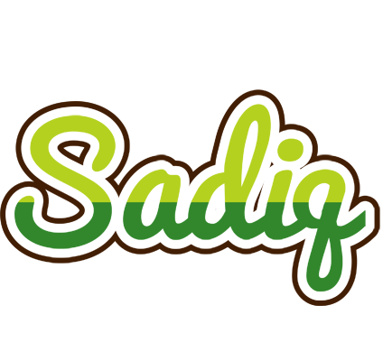 Sadiq golfing logo
