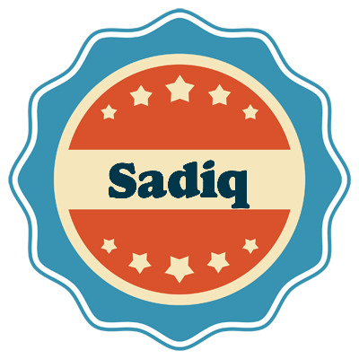 Sadiq labels logo