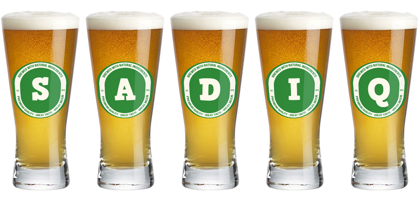 Sadiq lager logo