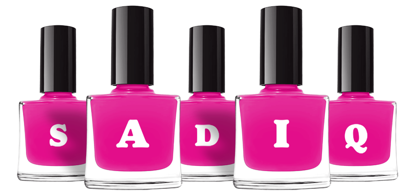 Sadiq nails logo