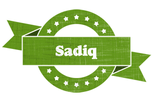Sadiq natural logo