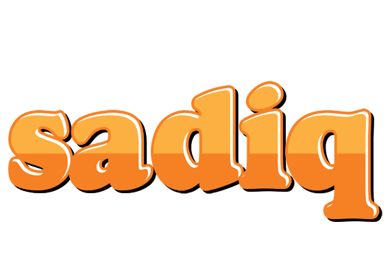 Sadiq orange logo