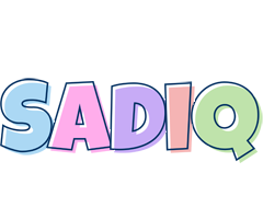 Sadiq pastel logo