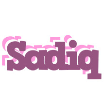Sadiq relaxing logo