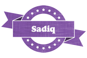 Sadiq royal logo