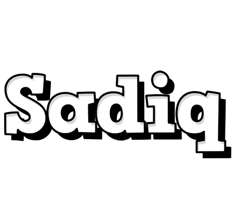 Sadiq snowing logo