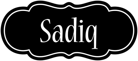 Sadiq welcome logo