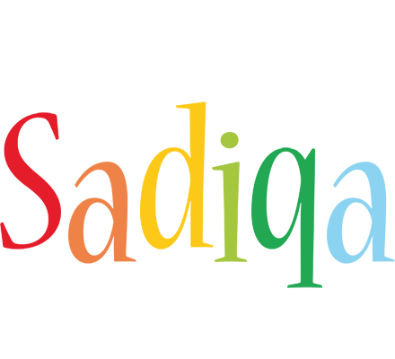 Sadiqa birthday logo