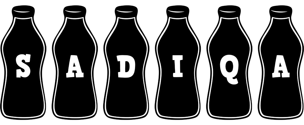 Sadiqa bottle logo