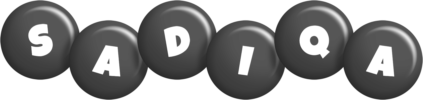 Sadiqa candy-black logo