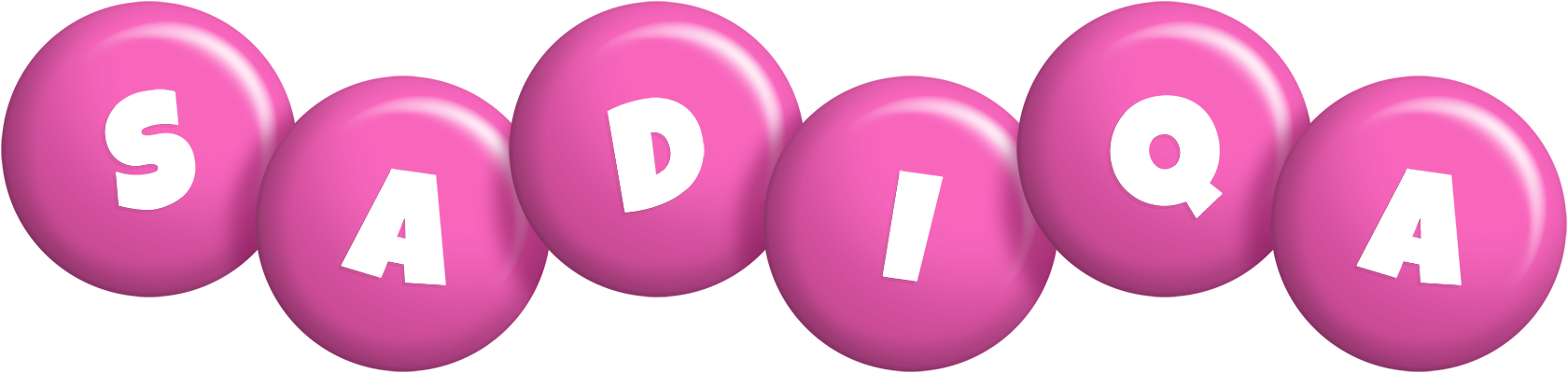 Sadiqa candy-pink logo