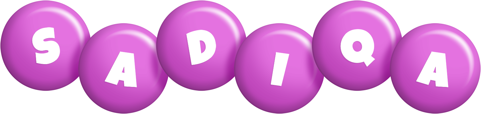 Sadiqa candy-purple logo