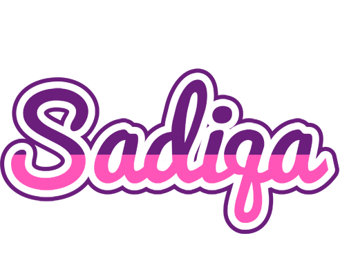 Sadiqa cheerful logo