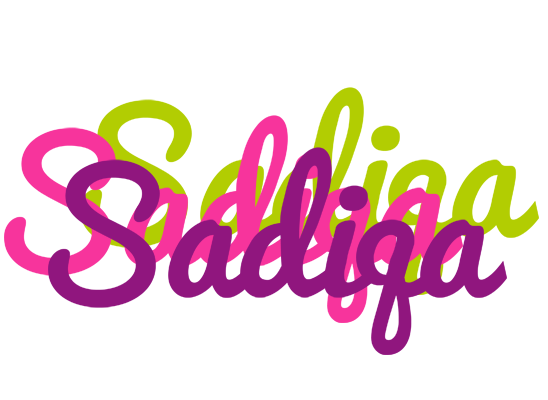 Sadiqa flowers logo