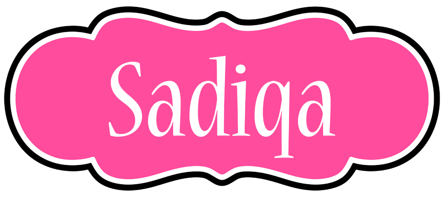 Sadiqa invitation logo