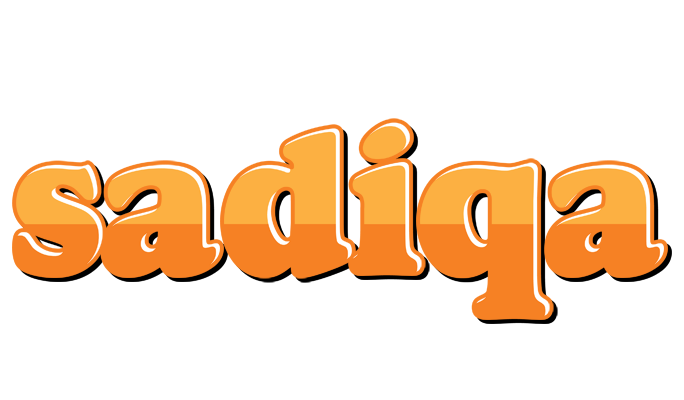 Sadiqa orange logo