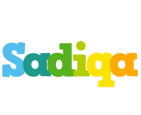 Sadiqa rainbows logo
